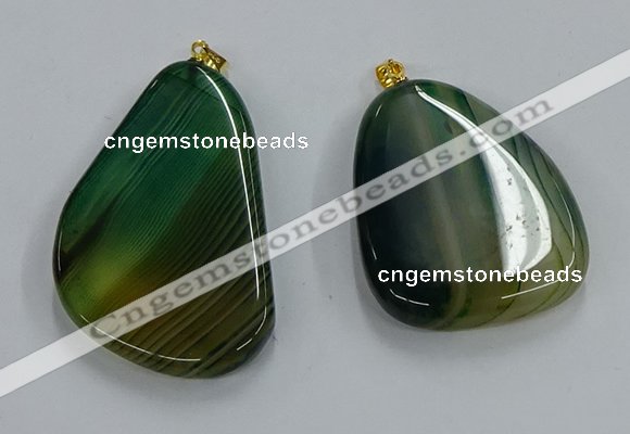 NGP8652 30*45mm - 35*50mm freeform agate pendants wholesale