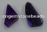 NGP8660 20*40mm - 40*50mm freeform agate pendants wholesale