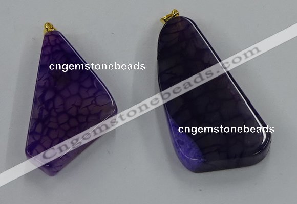 NGP8660 20*40mm - 40*50mm freeform agate pendants wholesale