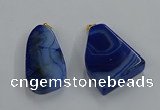 NGP8662 20*40mm - 40*50mm freeform agate pendants wholesale