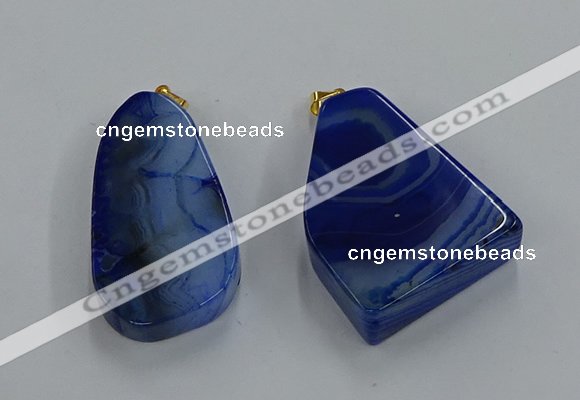 NGP8662 20*40mm - 40*50mm freeform agate pendants wholesale