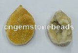 NGP8668 35*55mm - 45*60mm freeform druzy agate pendants wholesale