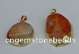 NGP8688 28*35mm - 30*40mm freeform agate pendants wholesale