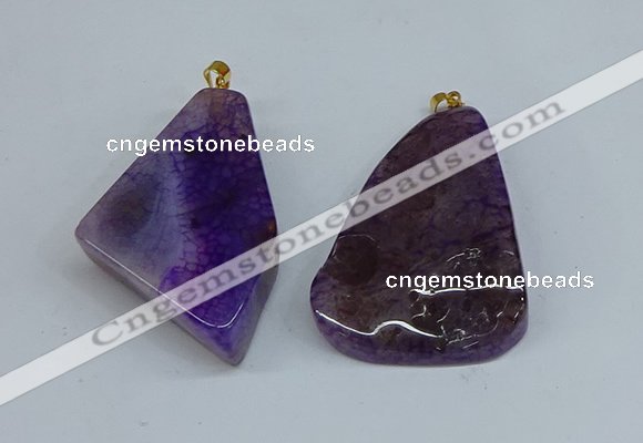 NGP8707 25*40mm – 35*50mm freeform agate pendants wholesale