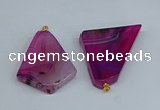 NGP8717 28*38mm - 40*45mm freeform agate pendants wholesale