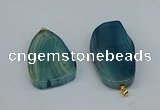 NGP8718 28*38mm - 40*45mm freeform agate pendants wholesale