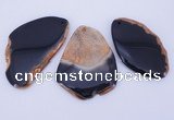 NGP872 5PCS 35-45mm*60-75mm freeform agate gemstone pendants