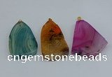 NGP8722 28*38mm - 40*45mm freeform agate pendants wholesale