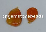 NGP8725 28*40mm - 30*54mm freeform agate pendants wholesale