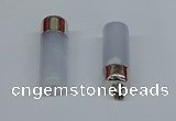 NGP8755 14*40mm tube agate gemstone pendants wholesale