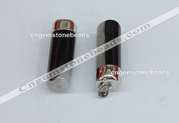 NGP8785 14*40mm tube agate gemstone pendants wholesale