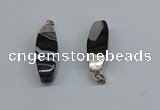 NGP8789 14*40mm rice agate gemstone pendants wholesale