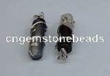 NGP8800 13*40mm tube agate gemstone pendants wholesale