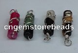 NGP8808 13*40mm tube agate gemstone pendants wholesale