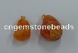 NGP8835 20*25mm - 30*40mm nuggets agate pendants wholesale