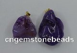 NGP8836 20*25mm - 30*40mm nuggets agate pendants wholesale