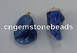 NGP8849 20*25mm - 30*40mm nuggets agate gemstone pendants