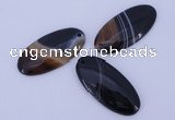 NGP885 5PCS 22*48mm oval agate gemstone pendants wholesale