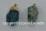 NGP8850 20*25mm - 30*40mm nuggets agate gemstone pendants