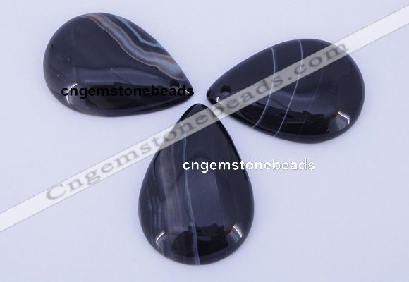 NGP887 5PCS 27*38mm flat teardrop agate gemstone pendants wholesale