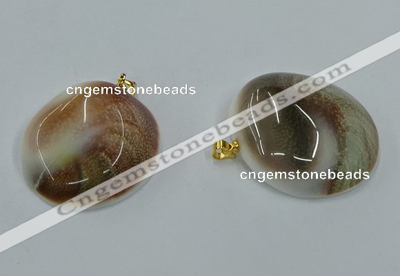NGP8876 25*30mm - 30*40mm freeform shell pendants wholesale