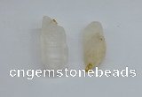 NGP8878 16*38mm - 25*60mm sticks white crystal pendants wholesale