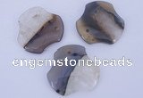 NGP898 5PCS 40*40mm agate druzy geode gemstone pendants