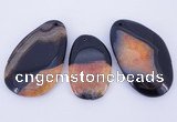 NGP902 5PCS 30-45mm*55-70mm freeform agate druzy geode gemstone pendants