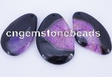 NGP903 5PCS 35-45mm*55-70mm freeform agate druzy geode gemstone pendants