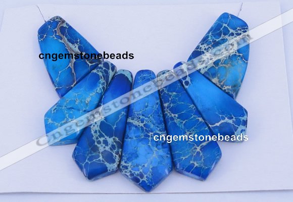 NGP91 Dyed imperial jasper gemstone pendants set jewelry wholesale