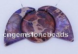 NGP93 Dyed imperial jasper gemstone pendants set jewelry wholesale