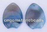 NGP930 5PCS 40*55mm agate druzy geode gemstone pendants