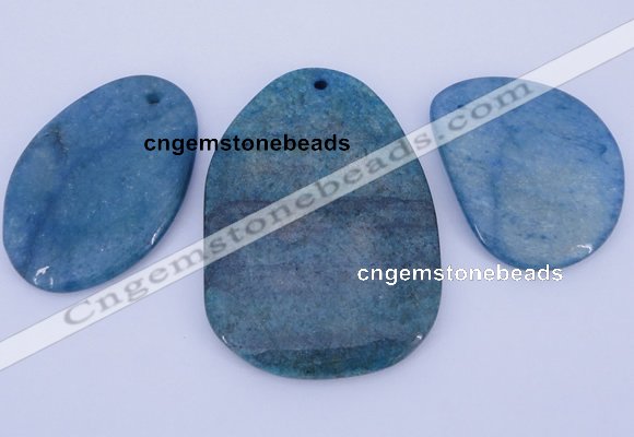 NGP938 5PCS 35-50mm*45-70mm freeform gemstone pendants wholesale