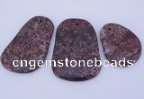 NGP941 5PCS 35-45mm*45-65mm freeform jasper gemstone pendants