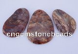 NGP943 5PCS 35-50mm*55-70mm freeform jasper gemstone pendants