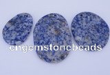 NGP945 5PCS 30-40mm*40-60mm freeform blue spot gemstone pendants