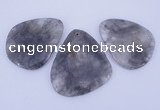 NGP949 5PCS 40-55mm*55-65mm freeform cloudy quartz gemstone pendants