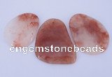 NGP950 5PCS 35-55mm*50-65mm freeform red quartz gemstone pendants