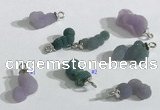 NGP9710 4*8mm - 6*11mm freeform mixed gemstone pendants wholesale