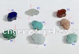 NGP9739 11*13mm  mixed gemstone pendants wholesale