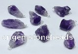 NGP9750 10*16mm-18*25mm freeform amethyst pendants wholesale