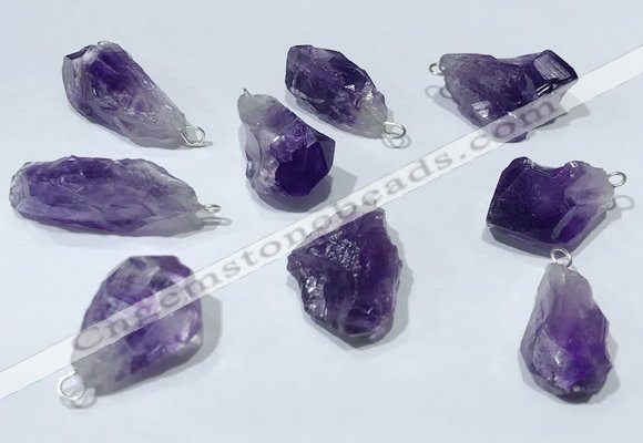 NGP9750 10*16mm-18*25mm freeform amethyst pendants wholesale