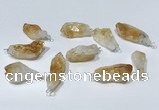 NGP9755 10*16mm-18*25mm freeform citrine pendants wholesale