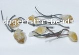 NGP9756 10*16mm-18*25mm freeform citrine pendants wholesale