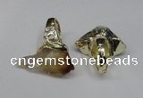 NGR110 18*35mm - 22*40mm faceted nuggets citrine gemstone rings