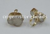 NGR158 22*30mm - 25*30mm freeform druzy agate rings wholesale