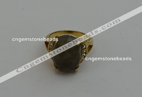 NGR2035 10*15mm faceted oval labradorite gemstone rings