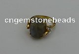 NGR2075 10*15mm faceted oval labradorite gemstone rings