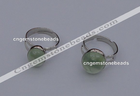 NGR208 10*14mm – 12*16mm freeform prehnite rings wholesale