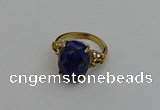 NGR2092 10*15mm faceted oval lapis lazuli gemstone rings